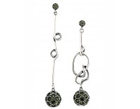 Boucles d'oreilles "Eloia" Collection L'eau et le feu