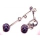 Boucles d'oreilles   "Zait" Collection L'eau et le feu