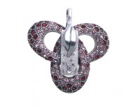 Broche «rubans d´amour"  Collection L'eau et le feu