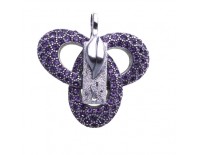 Broche «rubans d´amour"  Collection L'eau et le feu