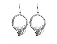 Boucles d'oreilles Tristan et Isolde Collection L'eau et le feu