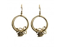 Boucles d'oreilles Tristan et Isolde Collection L'eau et le feu