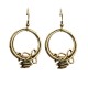 Earrings Tristan and Isolde In the collection of water and fire
