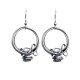 Boucles d'oreilles Tristan et Isolde Collection L'eau et le feu