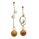 Boucles d'oreilles Collection L'eau et le feu