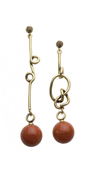 Boucles d'oreilles Collection L'eau et le feu