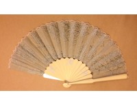 Fan "Water" With lace