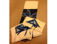 Set de serviettes "African Blue"