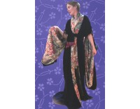 Kimono Mujer con piel