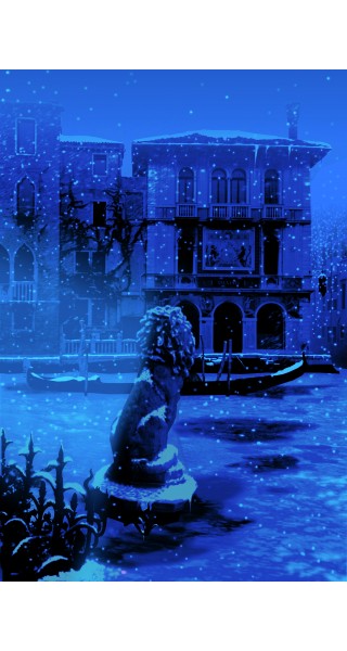 La nieve sobre Venezia