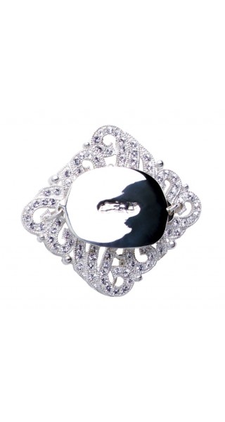 Broche «rubans d´amour"  Collection L'eau et le feu