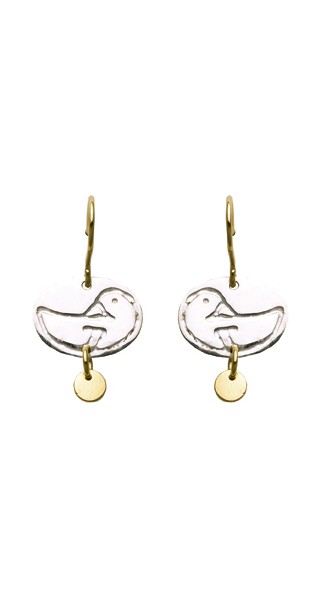 Pendientes Xinkuexento Kontempora azul 
