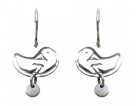 Pendientes Xinkuexento Kontempora azul 